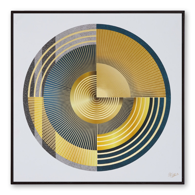 Golden Embossed Wall Painting For Home Decoration, Paintings for Living Room, Modern Art Wall Painting, For Home Decor