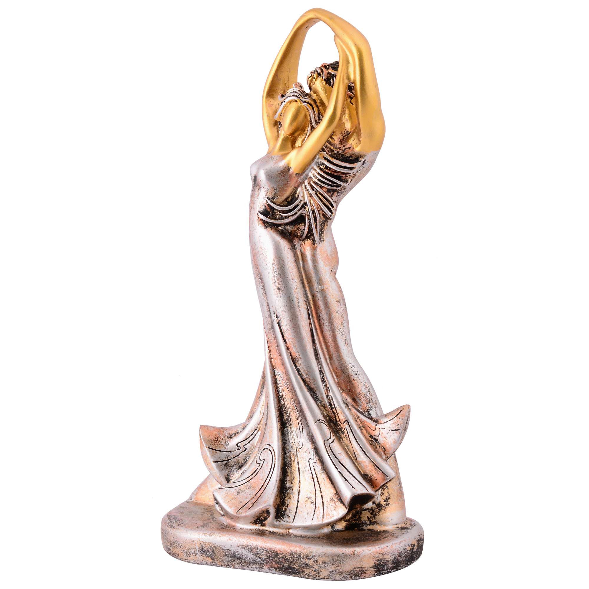 Great Valentine's Day Gift For Girl & Boys symbolizes true love, Romantic Gift Showpieces (Brown Golden) - Image 2