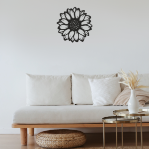 Handcrafted Wooden Flower Mandala Wall Art | Large Boho Spiritual Home Décor for Living Room & Bedroom