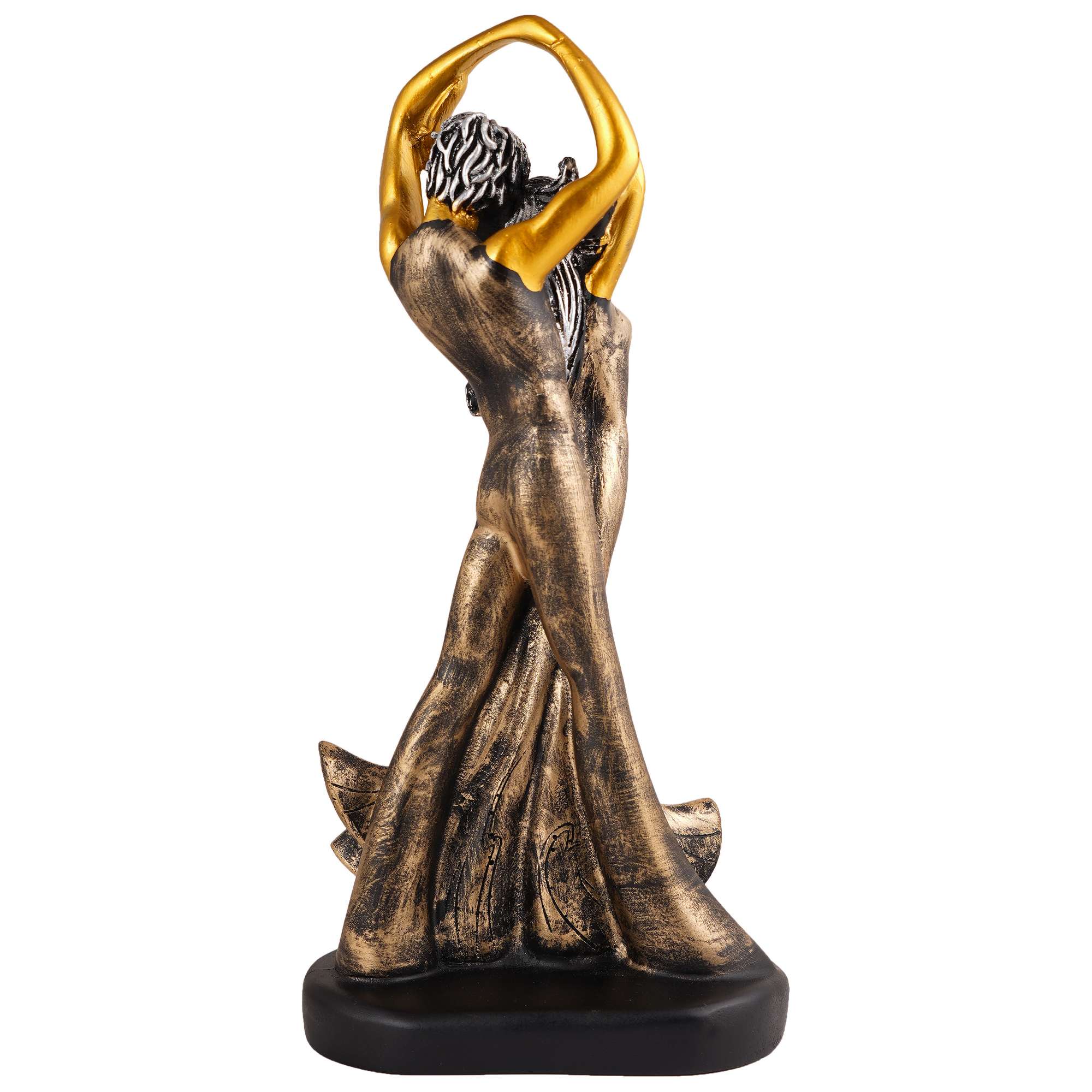 Great Valentine's Day Gift For Girl & Boys symbolizes true love, Romantic Gift Showpieces (Brown Golden) - Image 2