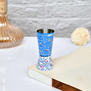 Modern Decorative Aluminum Glass Accent Piece | Multicolor Tabletop Showpiece for Home Décor, Living Room & Office