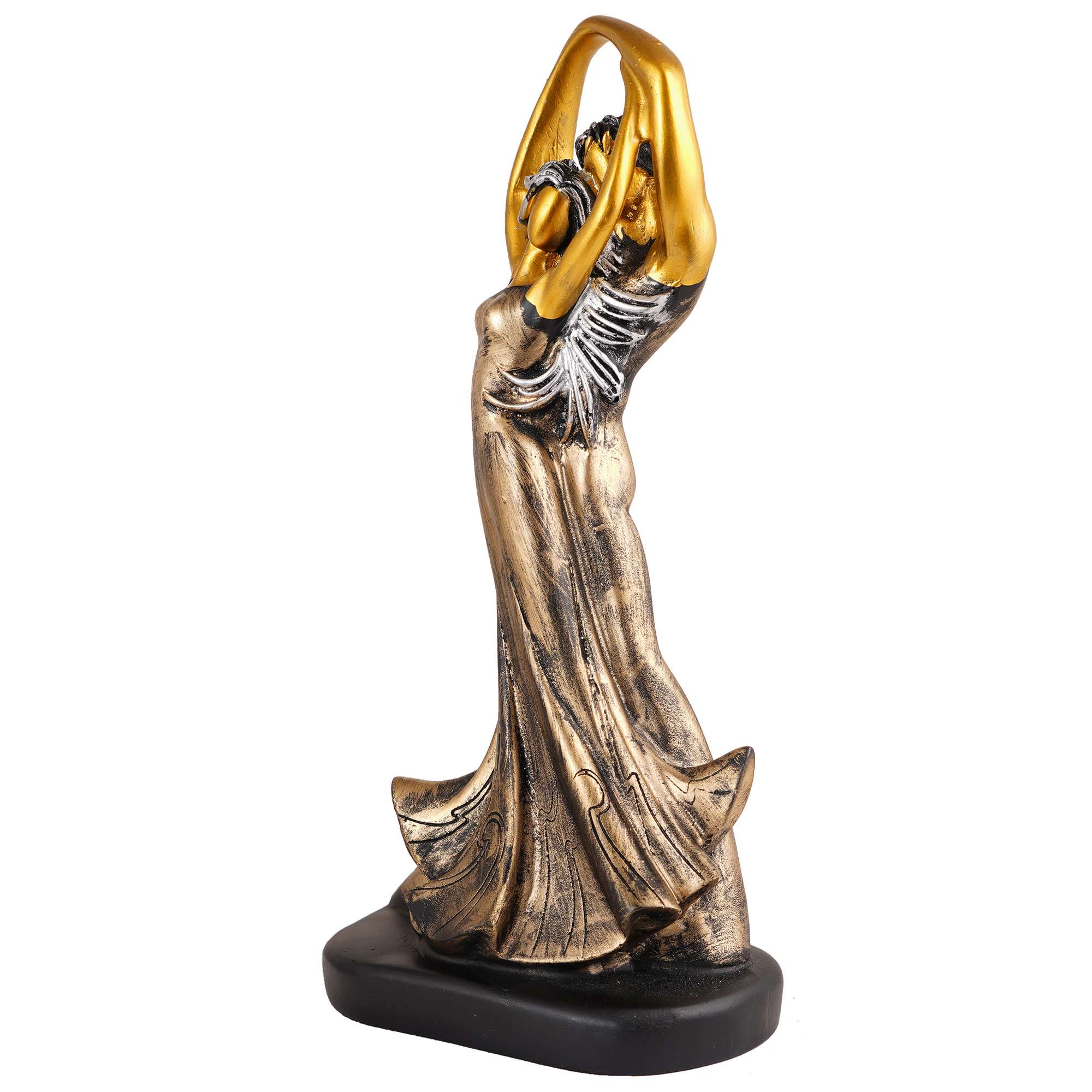 Great Valentine's Day Gift For Girl & Boys symbolizes true love, Romantic Gift Showpieces (Brown Golden) - Image 3