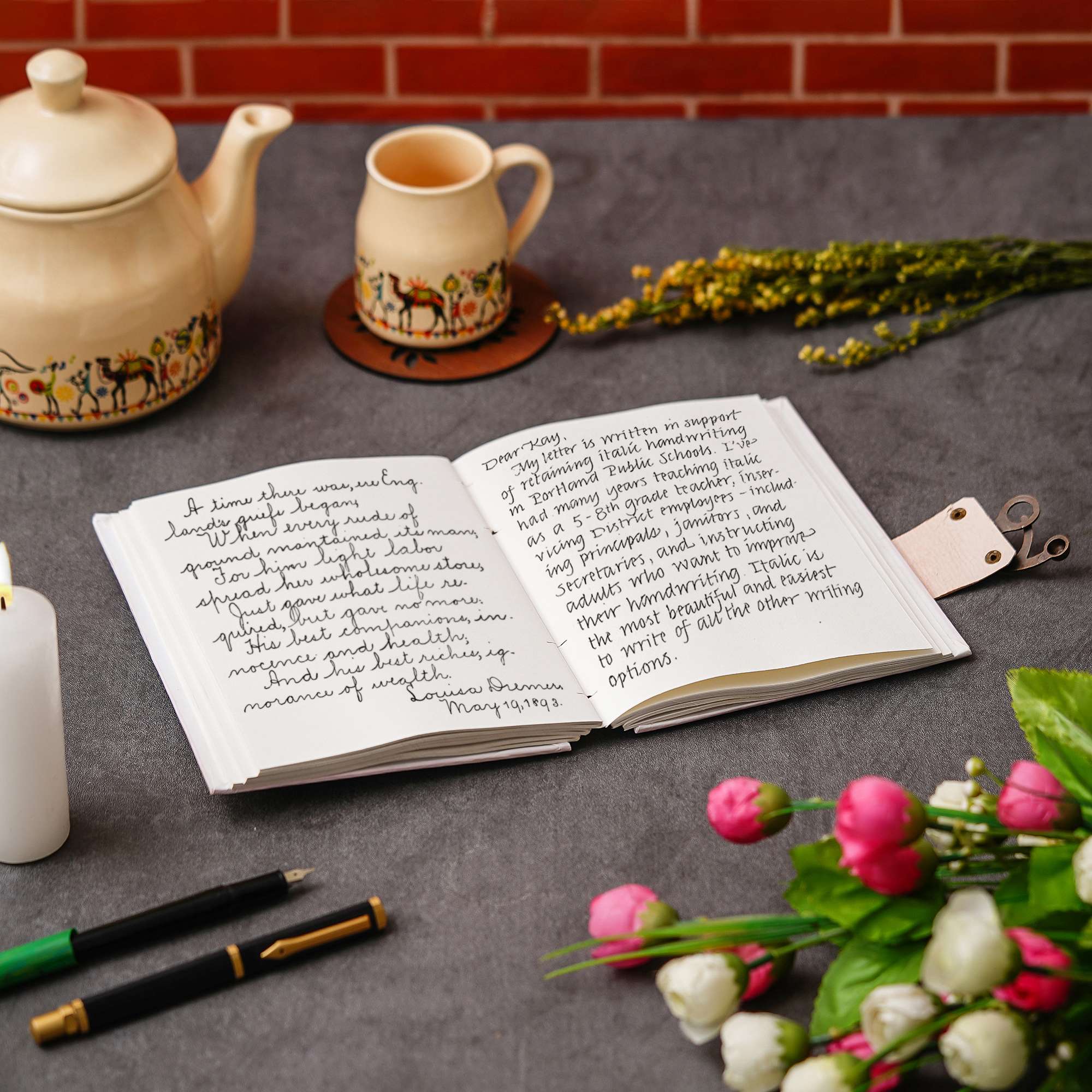 Birthday Wish | Handmade Printed Cardboard Journal Diary with Buckle Lock | 200 Pages Notepad For Men and Women - Image 4