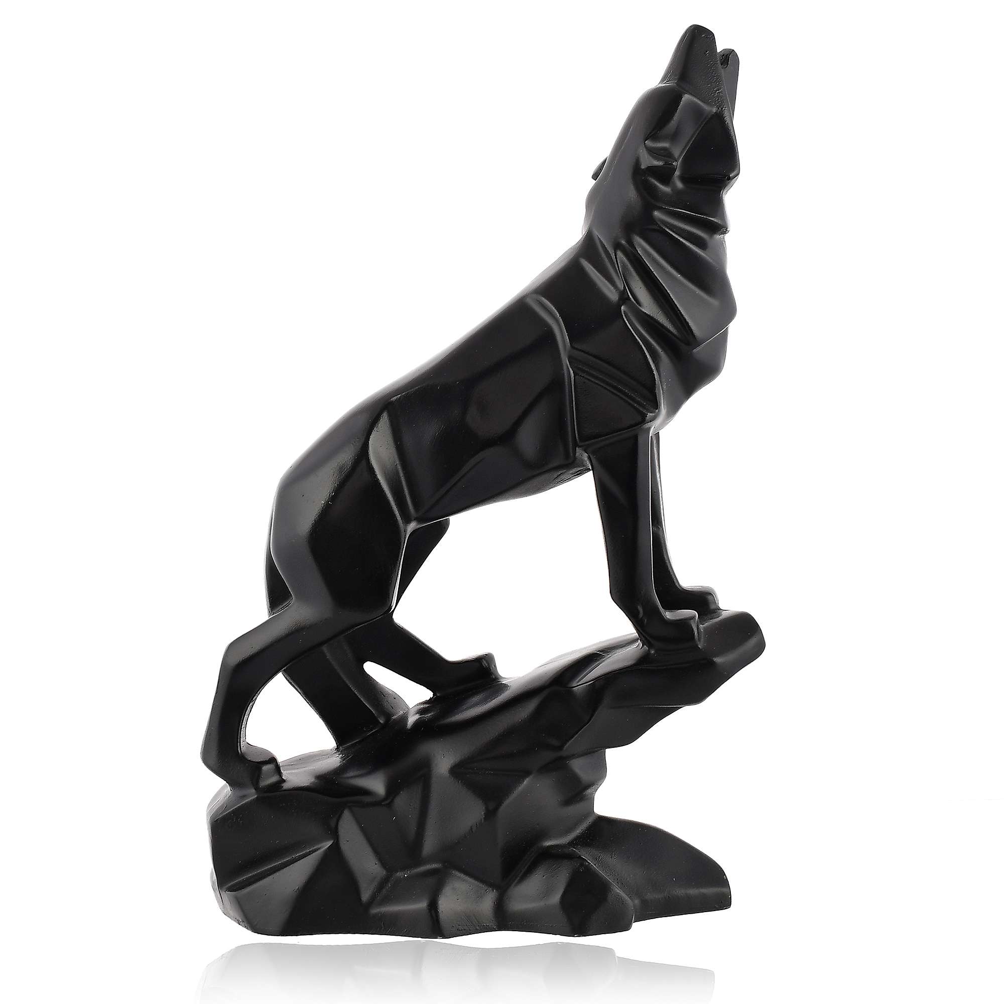 Wolf Figurine in Antique Matt Finish | Artifacts Decorative Statue for Living Room Décor - Image 2