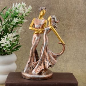 Great Valentine's Day Gift For Girl & Boys symbolizes true love, Romantic Gift Showpieces (Golden Brown)