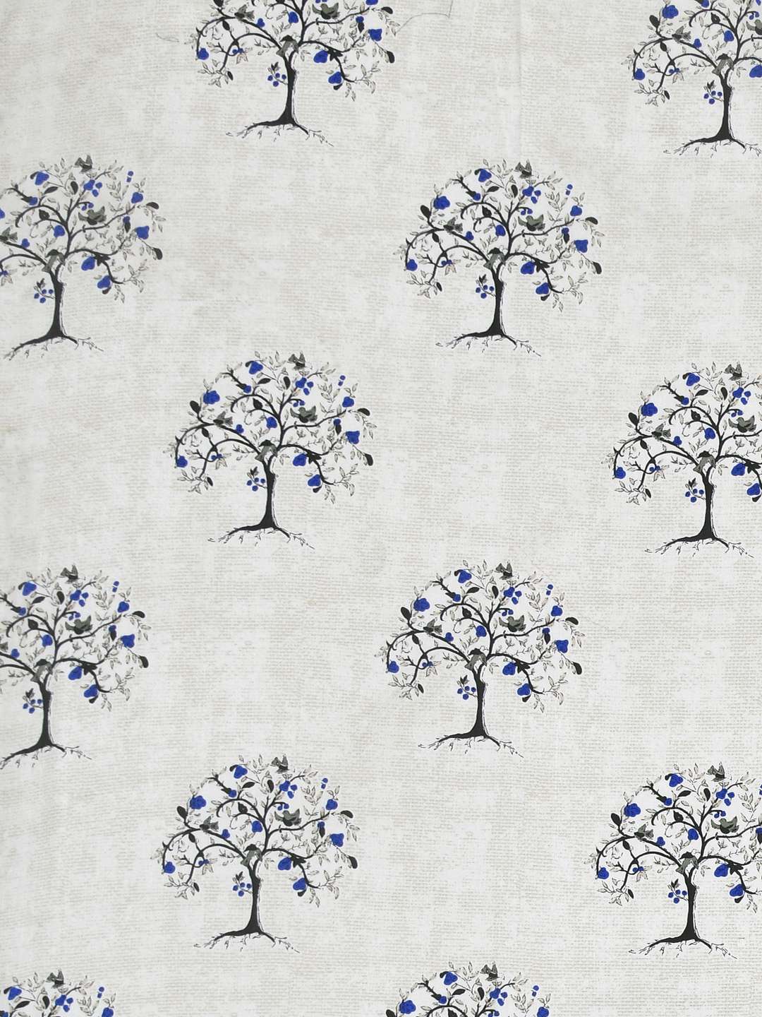 Cream Coloured Printed Pure Cotton - King Bedsheet with 2 Pillow Covers - Image 6