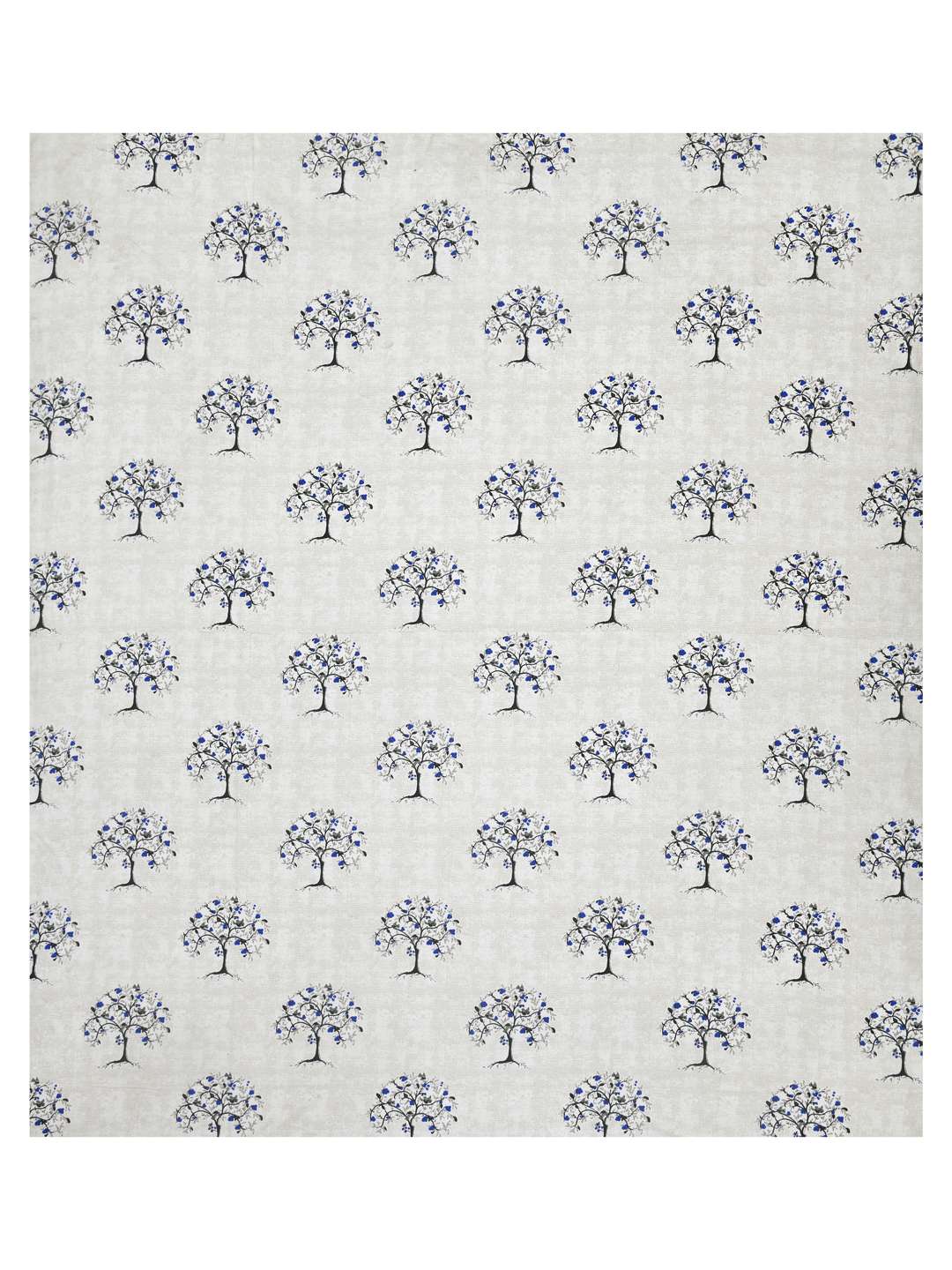 Cream Coloured Printed Pure Cotton - King Bedsheet with 2 Pillow Covers - Image 4