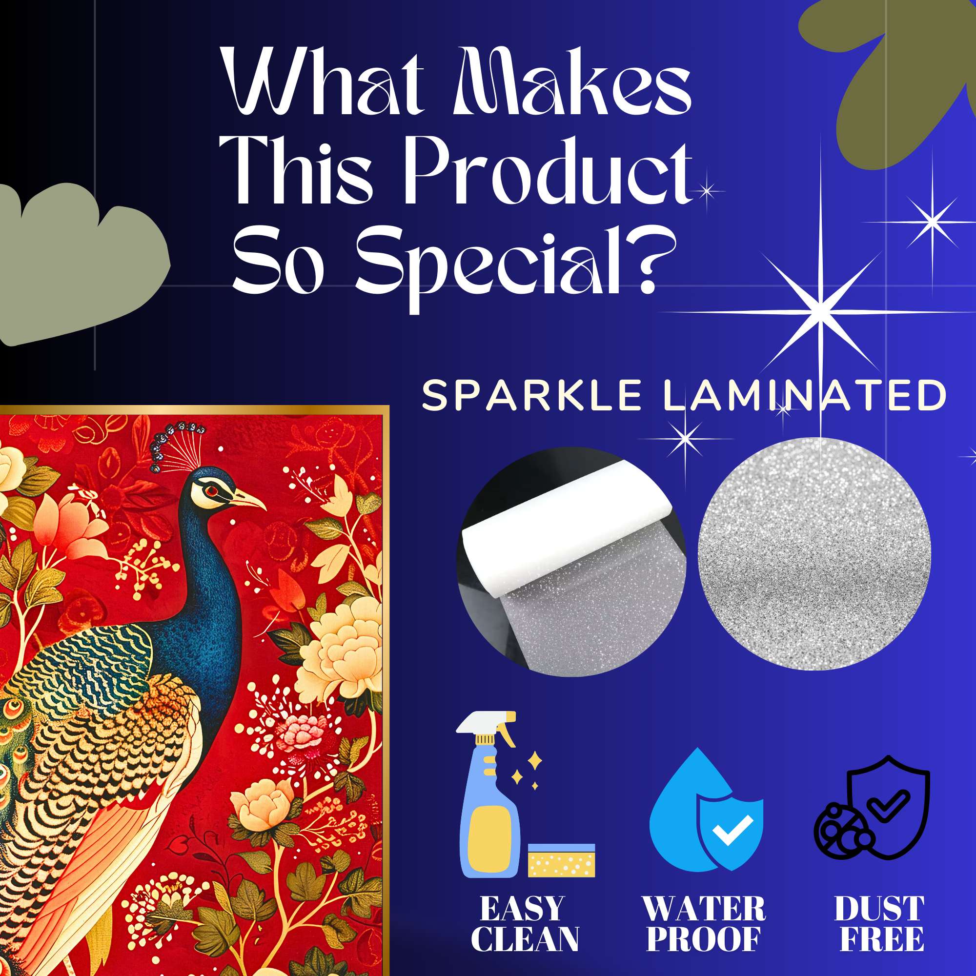 Set of Four Wall Paintings for Wall Decoration Golden Framed Wall Paintings for Living Room & Bedroom Wall Art for Home Decoration & Office Wall Décor (13x10 inch CH-GD4-15) - Image 4