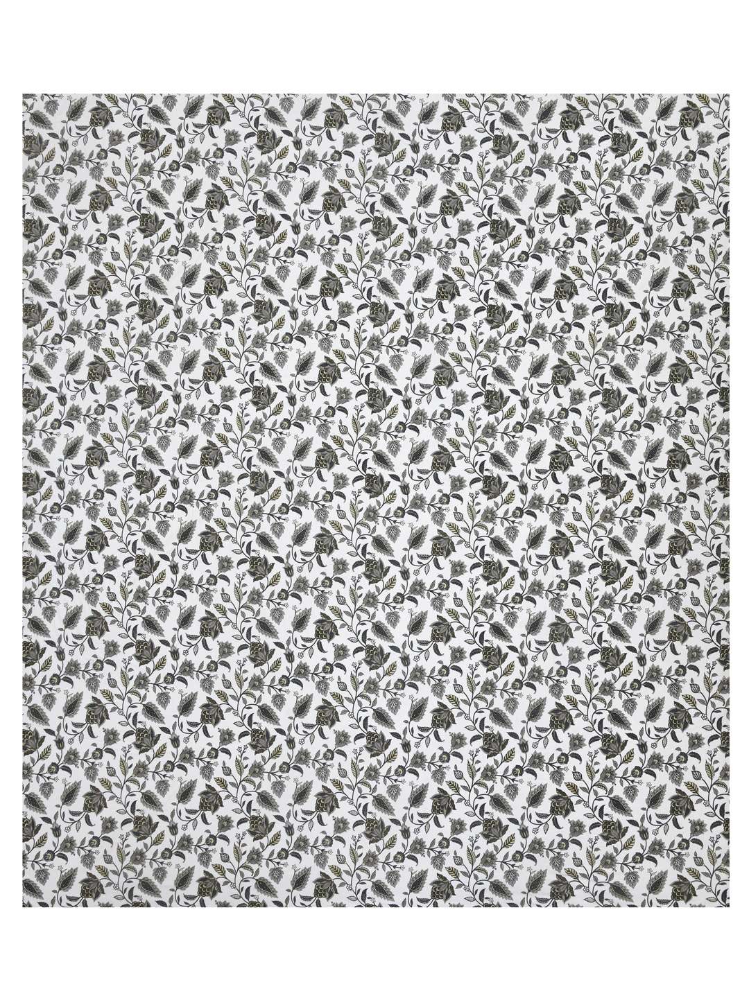 Pure Cotton Block Print Jaipuri Bedsheet - King Size - Green Floral Printed - Image 4