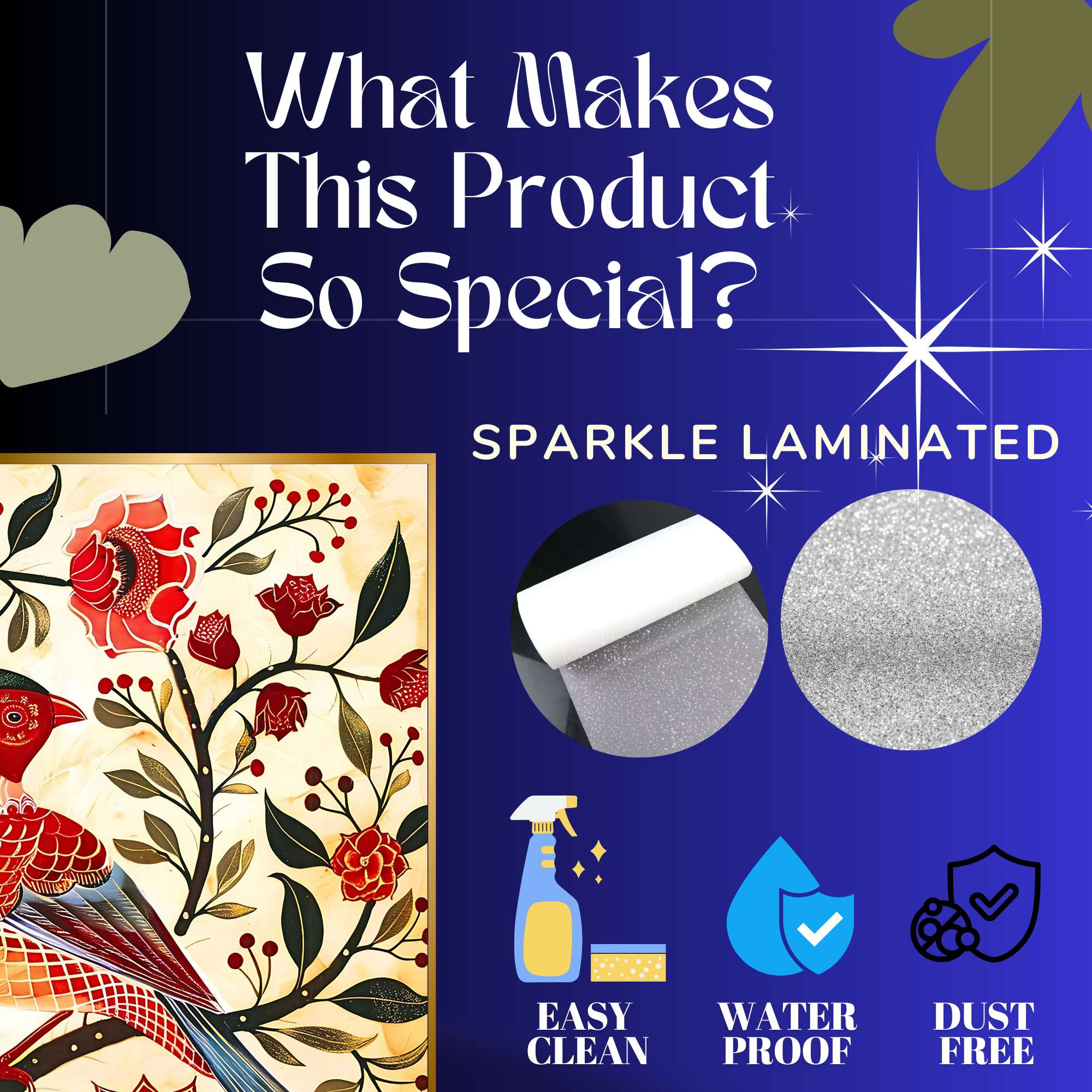 Set of Four Wall Paintings for Wall Decoration Golden Framed Wall Paintings for Living Room & Bedroom Wall Art for Home Decoration & Office Wall Décor (13x10 inch CH-GD4-5) - Image 4