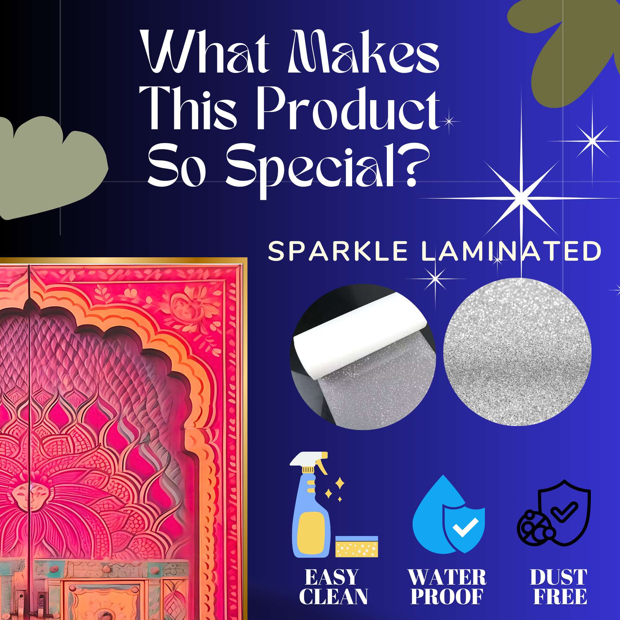 Set of Four Wall Paintings for Wall Decoration Golden Framed Wall Paintings for Living Room & Bedroom Wall Art for Home Decoration & Office Wall Décor (13x10 inch CH-GD4-1) - Image 4